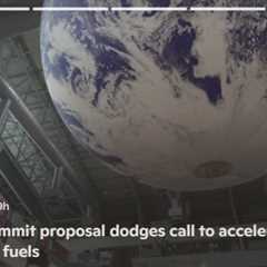 Climate Summit and Fossil Fuels