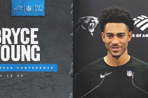 Bryce Young talks execution against Falcons | Carolina Panthers