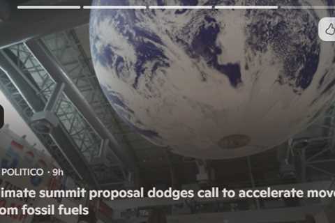 Climate Summit and Fossil Fuels