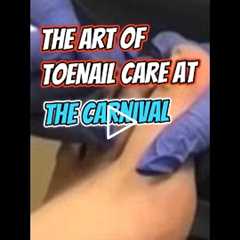 The Art of ToeNail Care at the Carnival 🎡💅