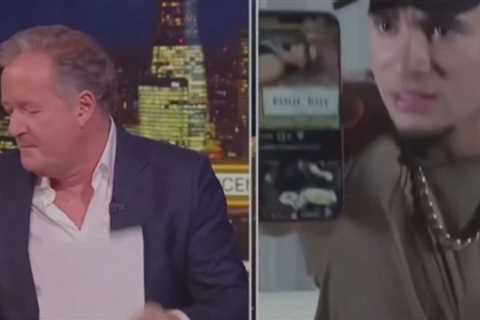 WATCH: Piers Morgan Walks Off His Own Show After Manosphere Influencer Pulls Up Social Media Post..