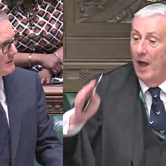 Failing British Prime Minister Starmer Throws a Tantrum as Speaker of the House of Commons..