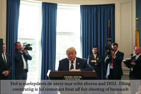 President Trump Posts DOJ Filing on Social Media Demanding Immediate White House Ballroom Build..